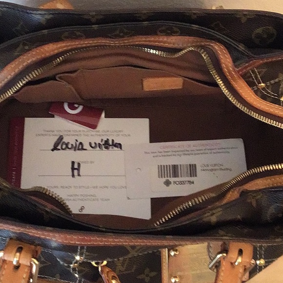 Louis Vuitton Monogram Riveting Handbag - Picture 15 of 16